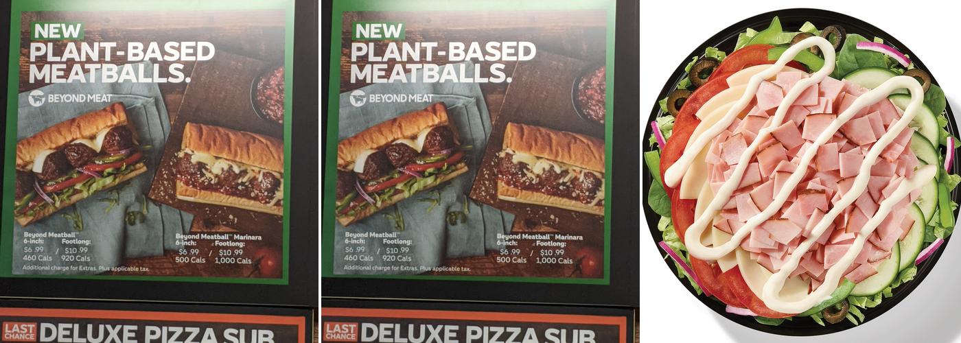 Subway Menu