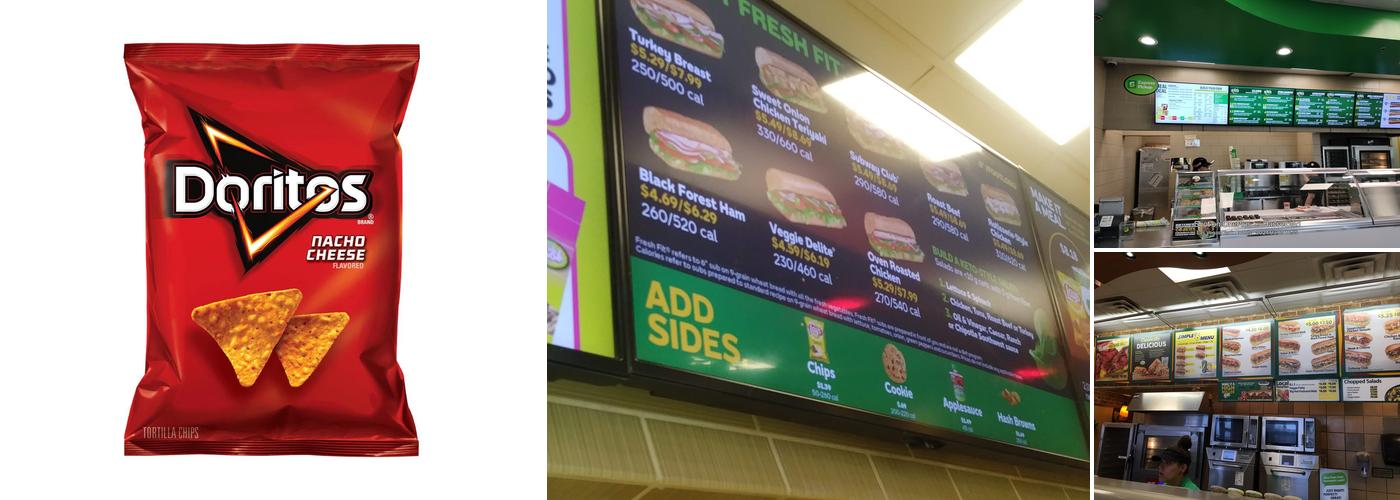 Subway Menu