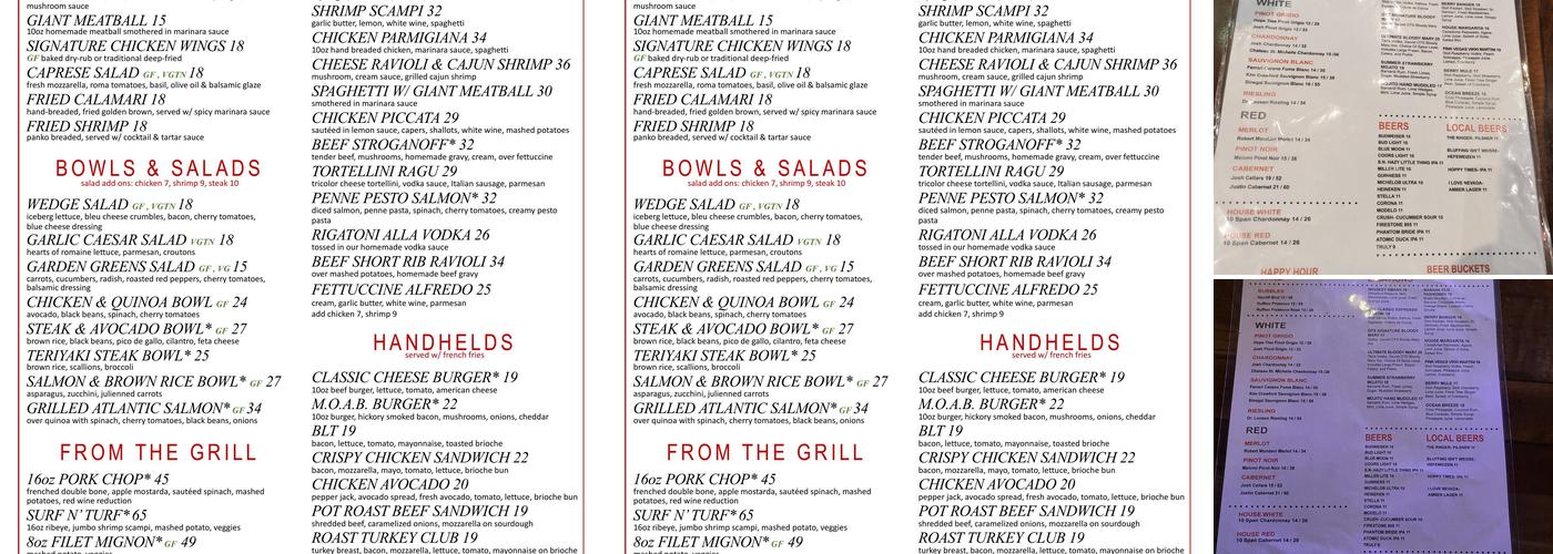 Off the Strip The LINQ Hotel + Experience Menu