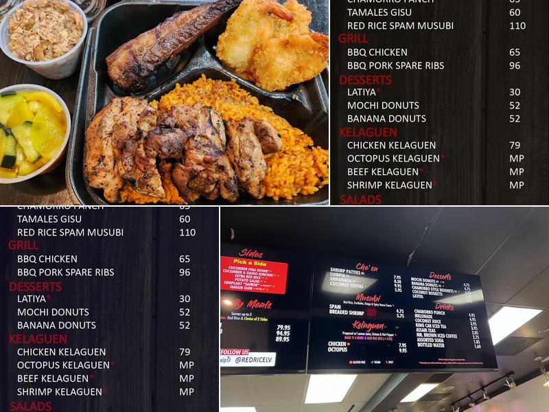 Red Rice Menu