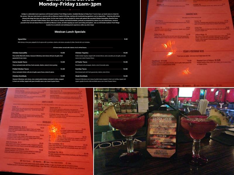 El Dorado Cantina Menu