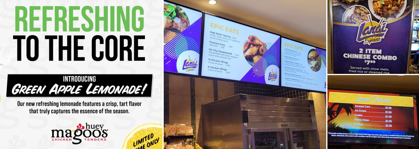 Lanai Express at Fremont Casino Menu