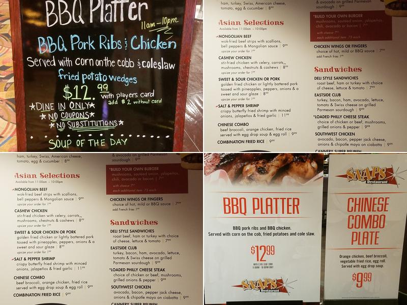 Snaps Menu