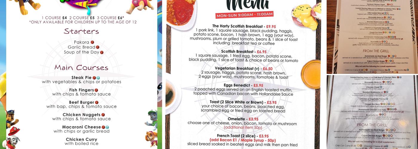 Hartys at the Fourways Menu