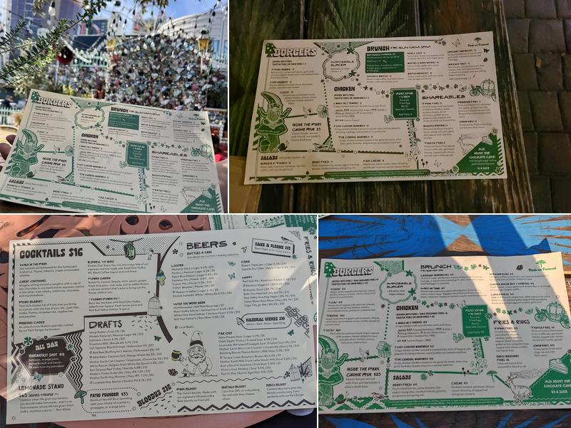 Park On Fremont Menu