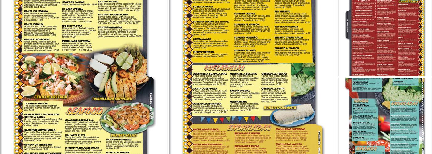 Guadalajara Mexican Grill Menu