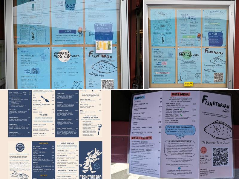 Fishetarian Fish Market Menu