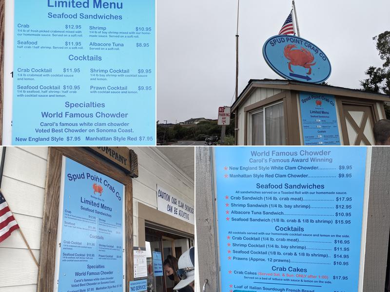 Spud Point Crab Company Menu