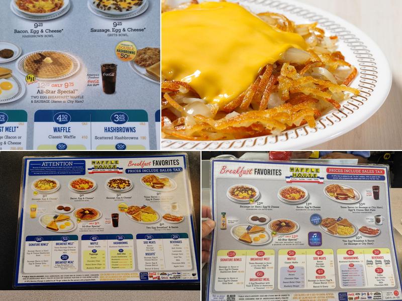 Waffle House Menu