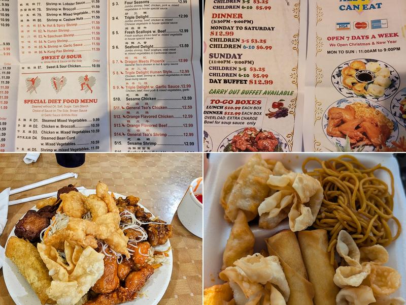 Panda Buffet Menu