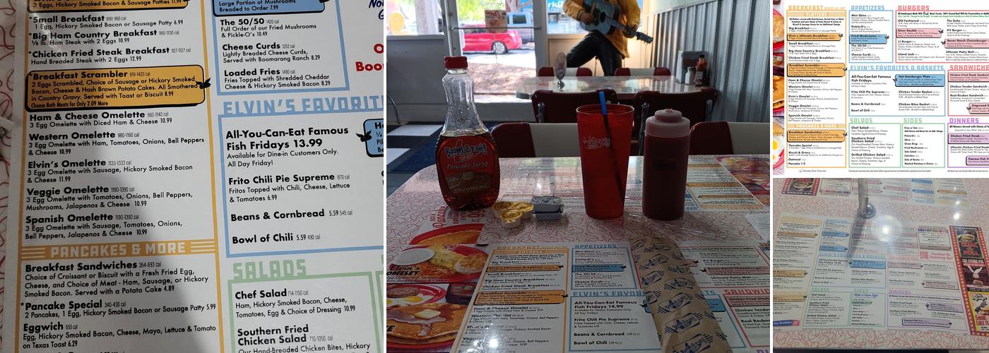 Boomarang Diner Stillwater Menu