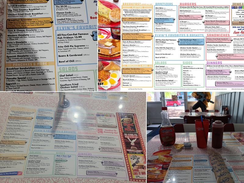 Boomarang Diner Stillwater Menu