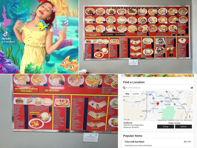 Fausto's Mexican Grill Menu