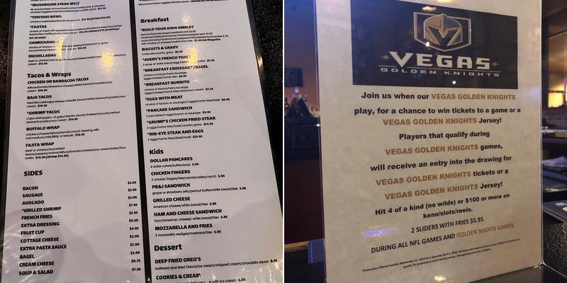 Mulligans Border Bar & Grill Menu