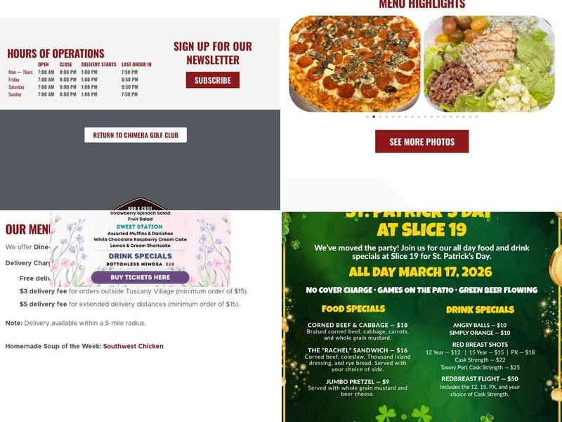 Slice 19 Menu