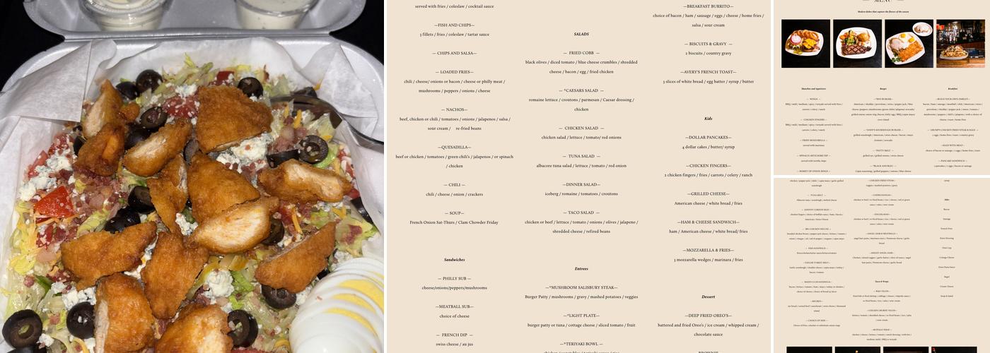 Mulligan's Pub & Grill Menu