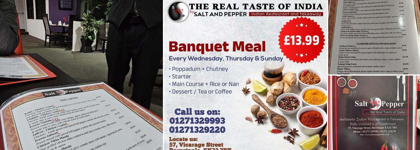 THE REAL TASTE OF INDIA (SALT AND PEPPER) Menu