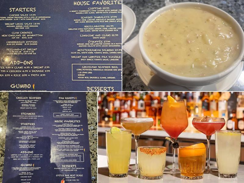 Oyster Bar Menu