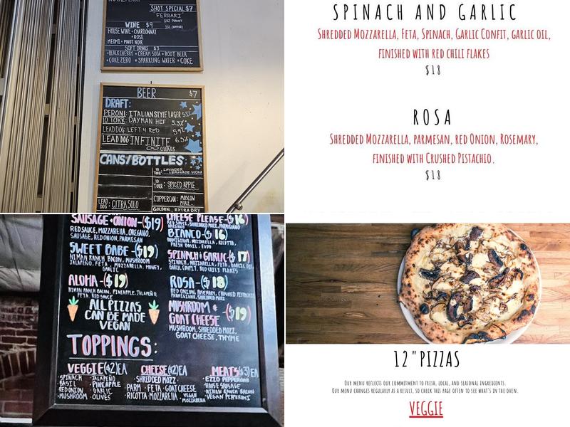 The Pizza Collective Menu