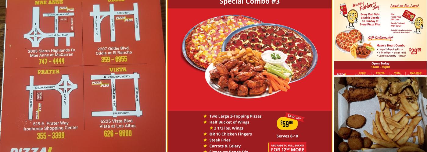 Pizza Plus - Mae Anne Menu