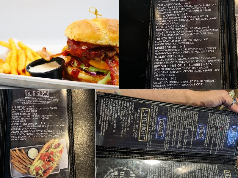 Our Bar Menu