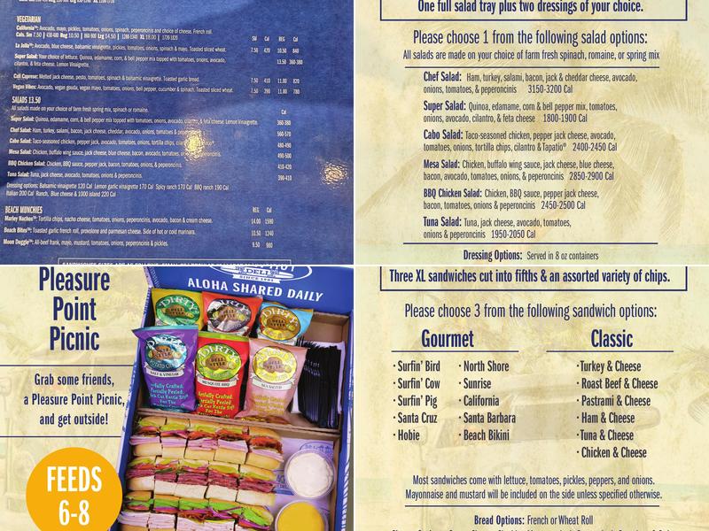 Beach Hut Deli (NW Reno) Menu