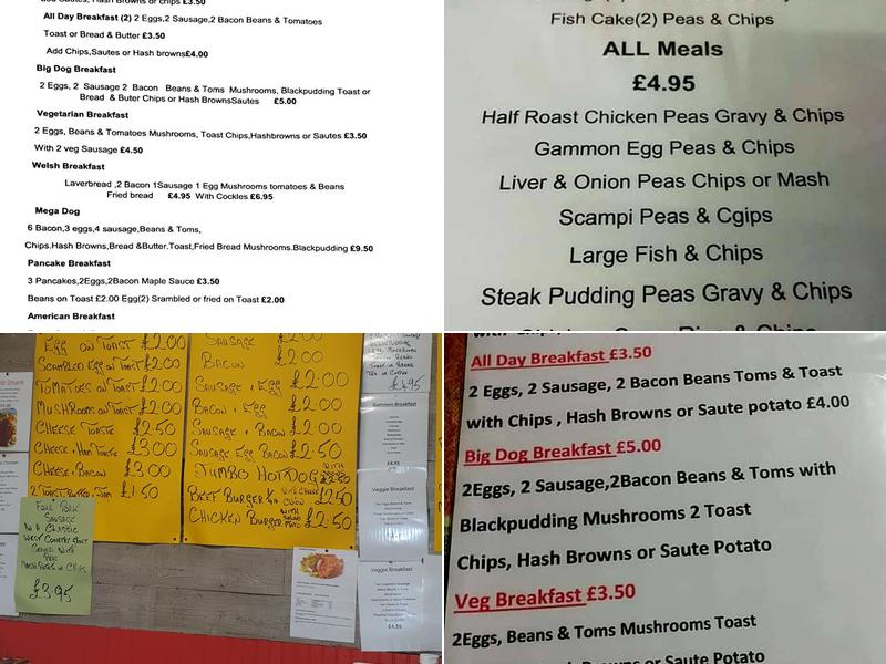ponty cafe Menu