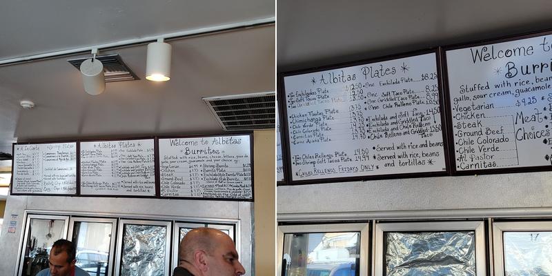 Albitas Menu