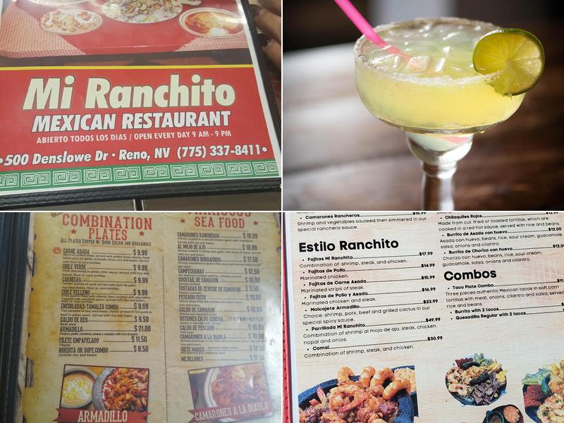 Mi Ranchito Menu