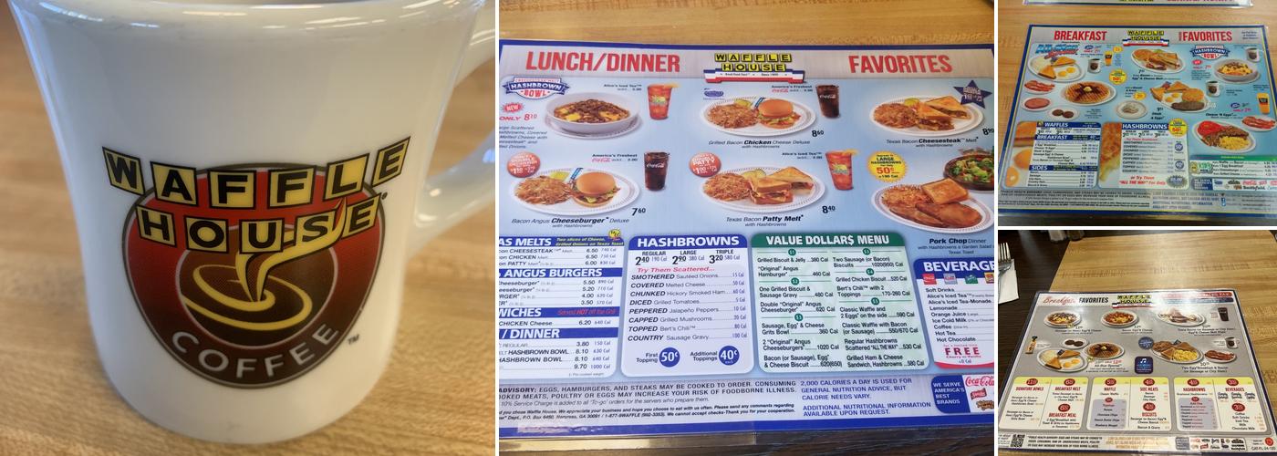 Waffle House Menu