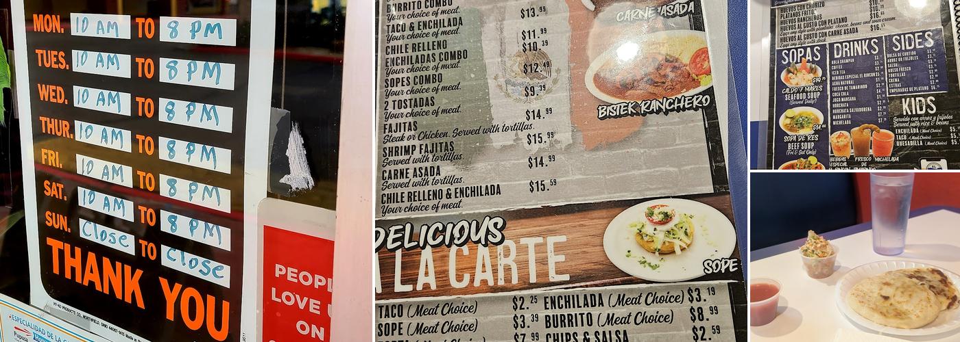 El Rincon Menu