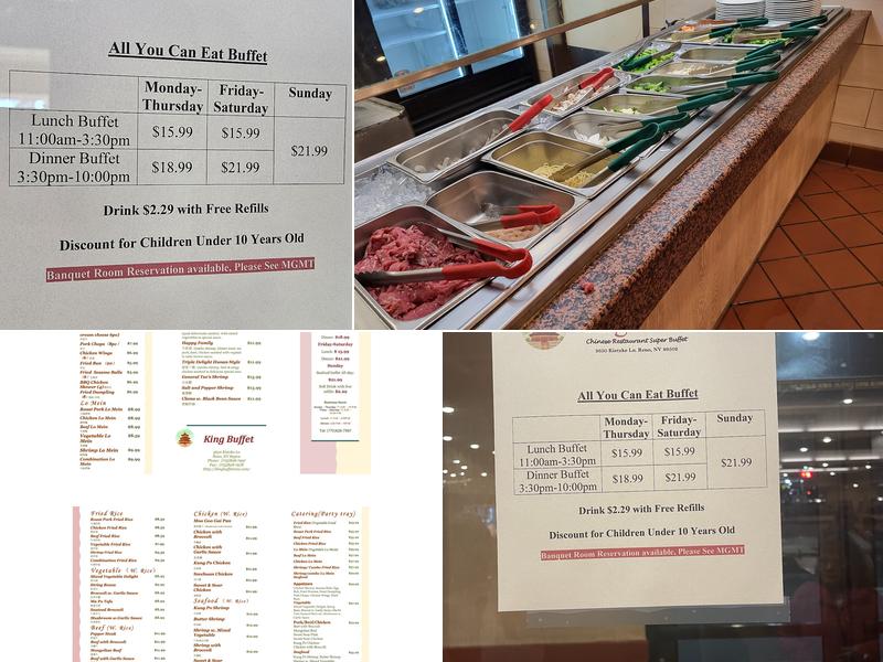 King Buffet Menu