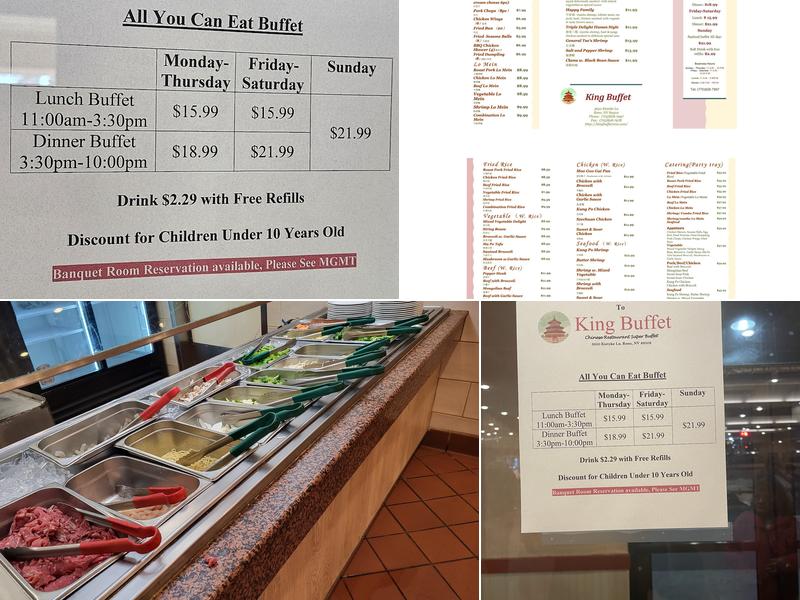 King Buffet Menu
