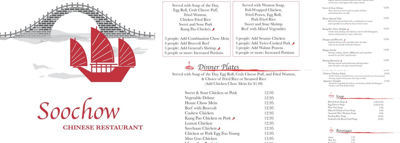 Soochow Menu