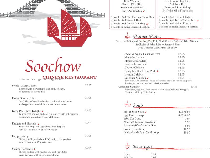 Soochow Menu