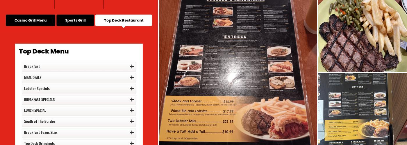 Top Deck Menu