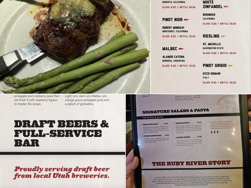 Ruby River Menu