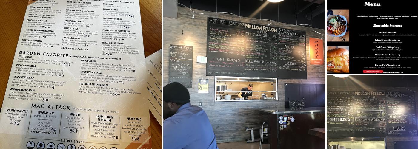 Mellow Fellow Menu