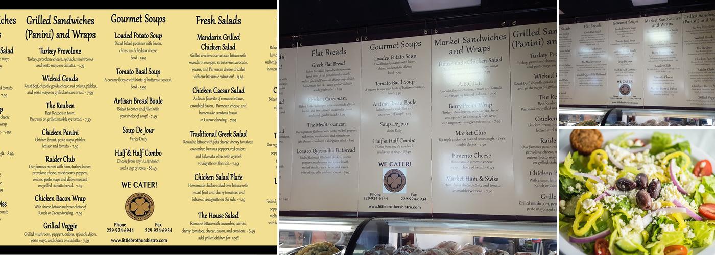 Little Brother's Bistro & Cafe Menu