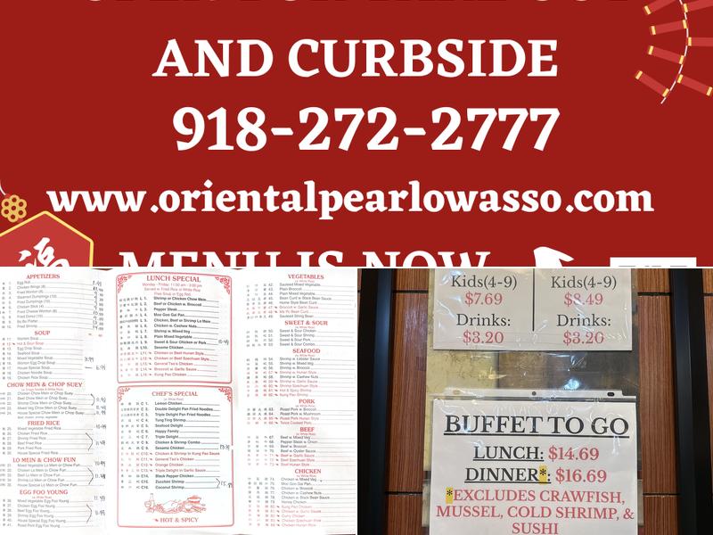 Oriental Pearl Menu