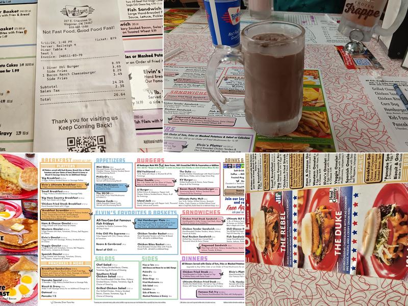 Boomarang Diner- Wagoner Menu