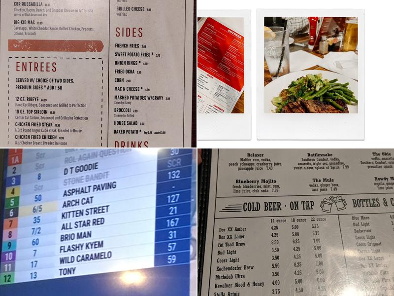 Hooker's Bar And Grill Menu