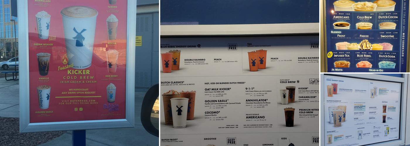 Dutch Bros Coffee Menu
