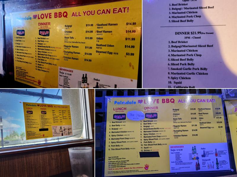 Love BBQ Menu