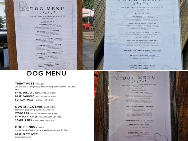 Z’s Bistro and Terrace Garden Menu