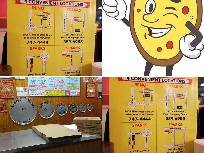 Pizza Plus - Vista Menu