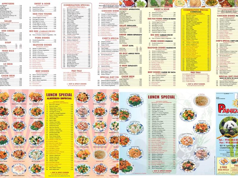 Panda Menu