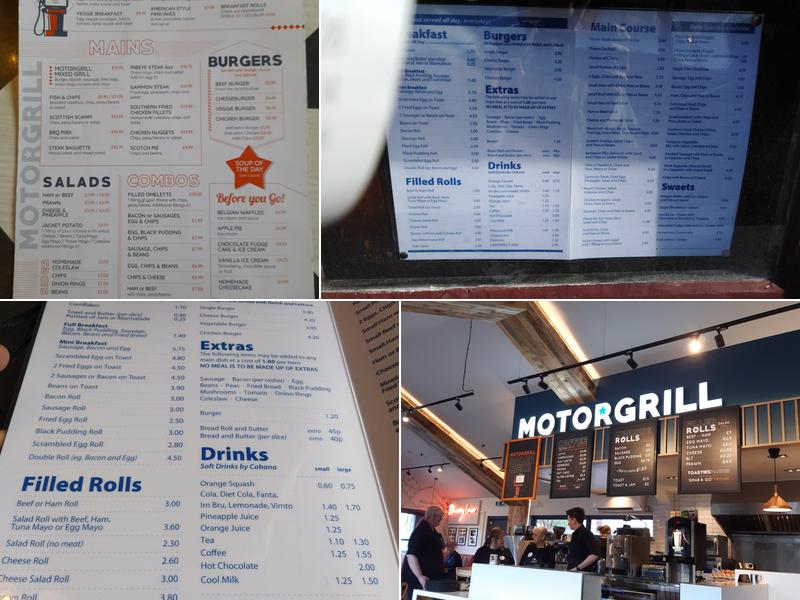 Motorgrill Menu
