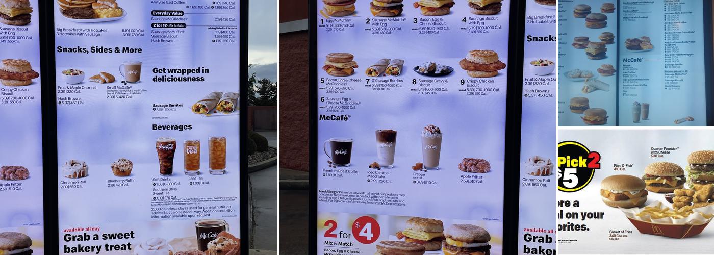 McDonald's Menu