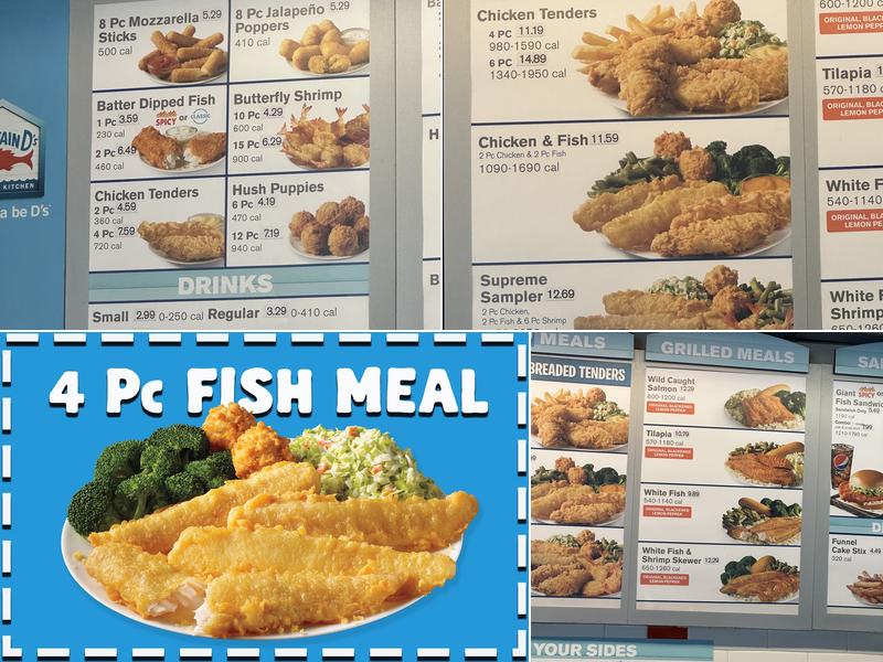 Captain D's Menu